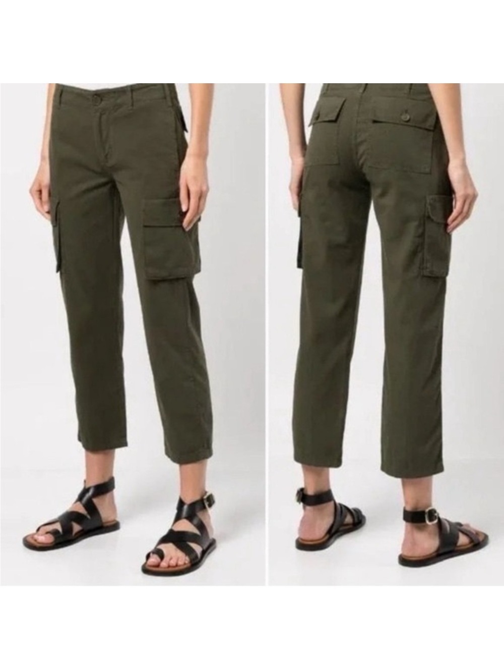 Frame Khaki Cargo Pants Retail $278